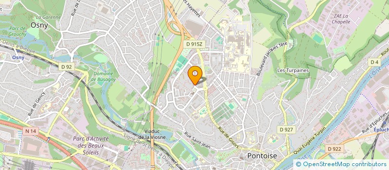 localisation de l'entreprise SOCIETE CIVILE IMMOBILIERE  TEMEA  PONTOISE