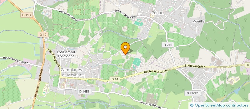 localisation de l'entreprise SOCIETE CIVILE IMMOBILIERE TERMAOU  CAMBLANES-ET-MEYNAC