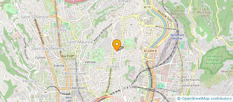 localisation de l'entreprise SOCIETE CIVILE IMMOBILIERE TERRA 2A  NICE