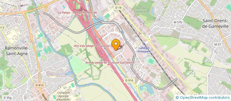 localisation de l'entreprise SOCIETE CIVILE IMMOBILIERE TERRES D'ENVOL  LABEGE