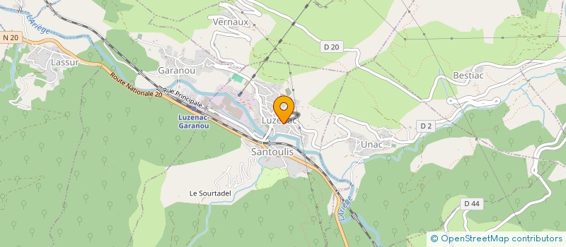 localisation de l'entreprise SOCIETE CIVILE IMMOBILIERE THELICENE  LUZENAC