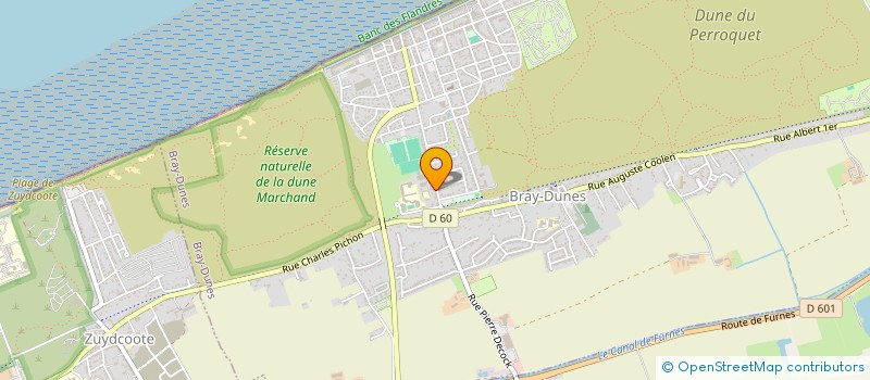 localisation de l'entreprise SOCIETE CIVILE IMMOBILIERE THELNA  BRAY-DUNES