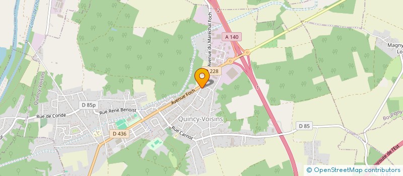 localisation de l'entreprise SOCIETE CIVILE IMMOBILIERE THEO 1  QUINCY-VOISINS