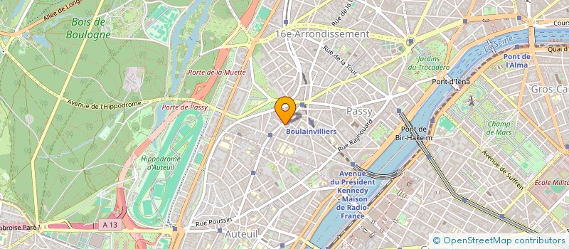 localisation de l'entreprise SOCIETE CIVILE IMMOBILIERE THEO V2  PARIS