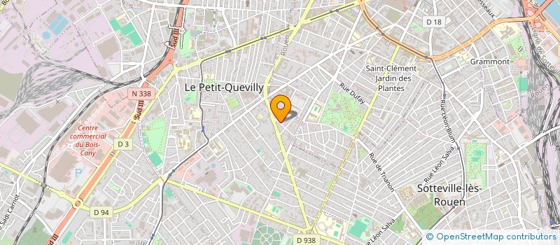 localisation de l'entreprise SOCIETE CIVILE IMMOBILIERE THEODORE  LE PETIT-QUEVILLY