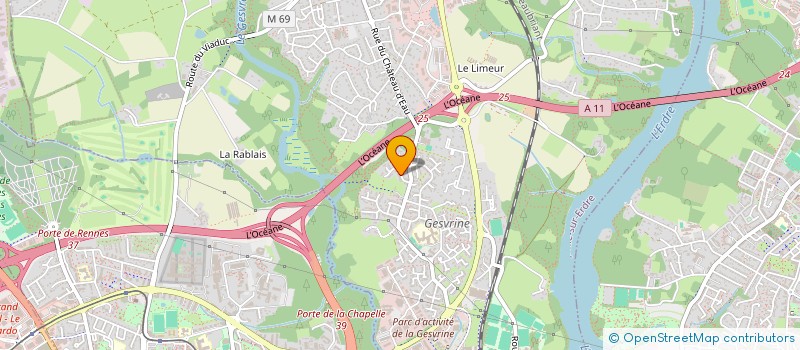 localisation de l'entreprise SOCIETE CIVILE IMMOBILIERE THERON  PESSAC