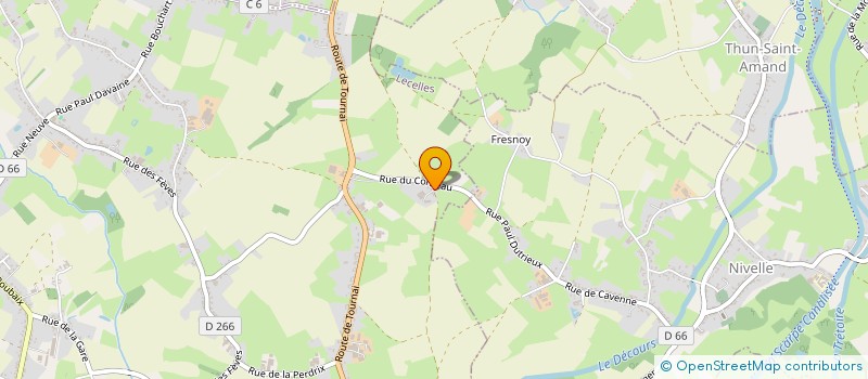 localisation de l'entreprise SOCIETE CIVILE IMMOBILIERE THIEFFRY  LECELLES