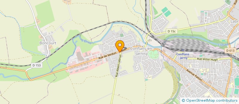 localisation de l'entreprise SOCIETE CIVILE IMMOBILIERE THIRY-MATHIEU  MARS-LA-TOUR