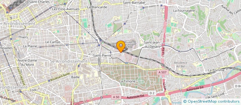localisation de l'entreprise SOCIETE CIVILE IMMOBILIERE THOGA 83 à MARSEILLE