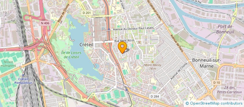localisation de l'entreprise SOCIETE CIVILE IMMOBILIERE THYBWA PATRIMOINE à CRETEIL