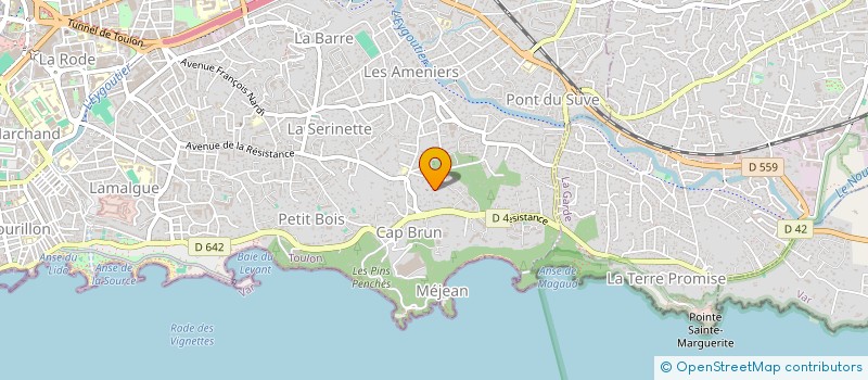 localisation de l'entreprise SOCIETE CIVILE IMMOBILIERE TIANA à LA VALETTE-DU-VAR