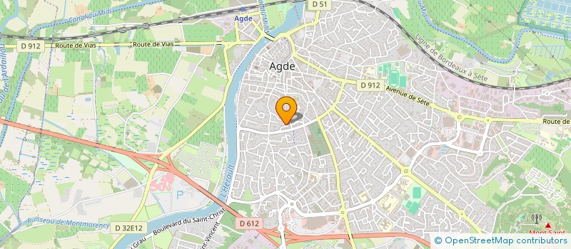 localisation de l'entreprise SOCIETE CIVILE IMMOBILIERE TINA  AGDE