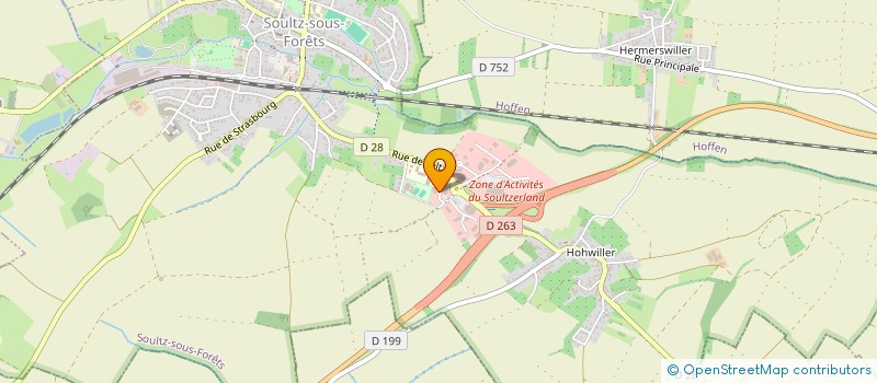 localisation de l'entreprise SOCIETE CIVILE IMMOBILIERE TINAONE  SOULTZ-SOUS-FORETS