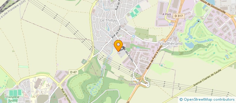 localisation de l'entreprise SOCIETE CIVILE IMMOBILIERE TMK  LE THILLAY