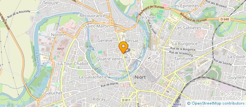 localisation de l'entreprise SOCIETE CIVILE IMMOBILIERE TODAH PAR ABREVIATION SCI TODAH  NIORT