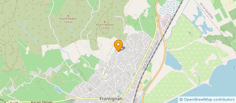 localisation de l'entreprise SOCIETE CIVILE IMMOBILIERE TOM à FRONTIGNAN