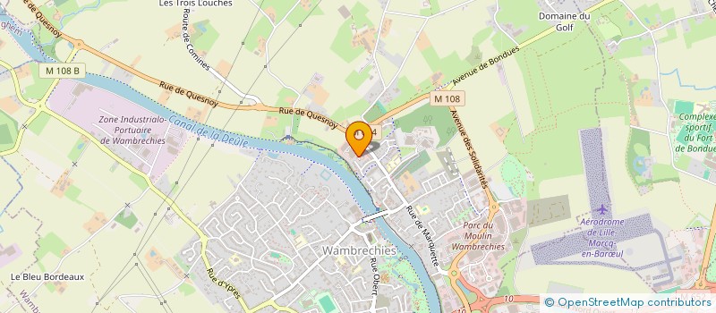 localisation de l'entreprise SOCIETE CIVILE IMMOBILIERE TOM-AS  WAMBRECHIES