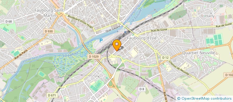 localisation de l'entreprise SOCIETE CIVILE IMMOBILIERE TOMBELLE  SAINT-QUENTIN