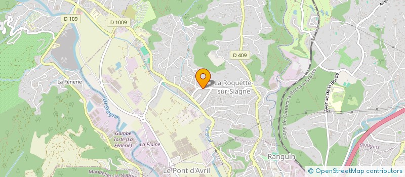localisation de l'entreprise SOCIETE CIVILE IMMOBILIERE TORA-NO-MAKI à LA ROQUETTE-SUR-SIAGNE