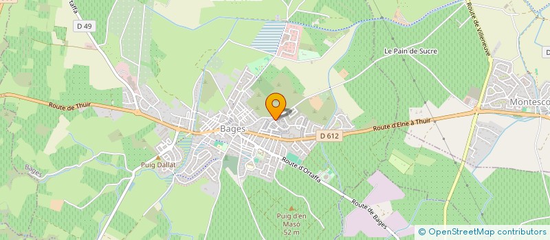 localisation de l'entreprise SOCIETE CIVILE IMMOBILIERE TORFER à BAGES