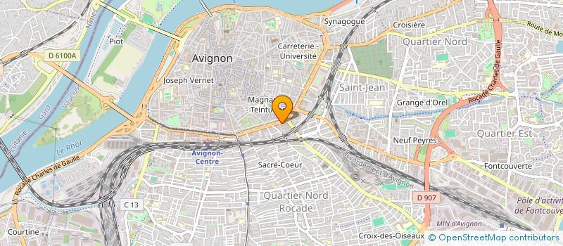 localisation de l'entreprise SOCIETE CIVILE IMMOBILIERE TOULON LEON BOURGEOIS  AVIGNON