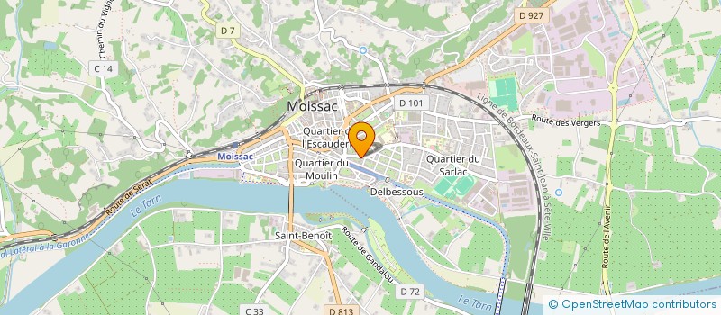 localisation de l'entreprise SOCIETE CIVILE IMMOBILIERE TOULOUSE COLOMBUS  MOISSAC