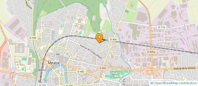 localisation de l'entreprise SOCIETE CIVILE IMMOBILIERE TOUR D'AUVERGNE à MEAUX