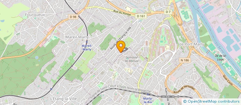 localisation de l'entreprise SOCIETE CIVILE IMMOBILIERE TOURS BERGES DE LOIRE  LE PECQ