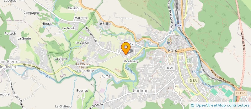 localisation de l'entreprise SOCIETE CIVILE IMMOBILIERE TOUSTOU à FOIX