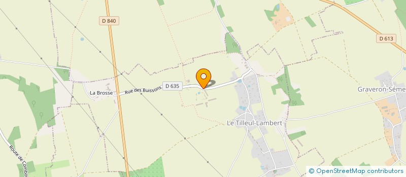 localisation de l'entreprise SOCIETE CIVILE IMMOBILIERE TOUZARD-BIDAULT  LE TILLEUL-LAMBERT