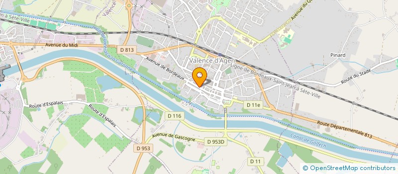 localisation de l'entreprise SOCIETE CIVILE IMMOBILIERE TOUZERY BARAILLOL  GOLFECH