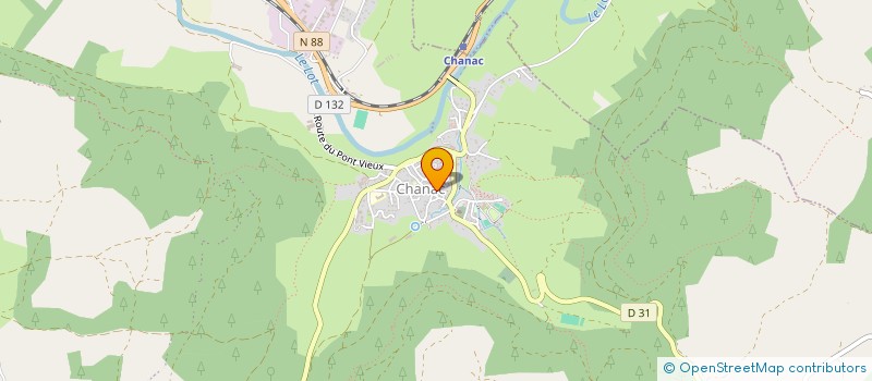 localisation de l'entreprise SOCIETE CIVILE IMMOBILIERE TRAIT D'UNION  CHANAC