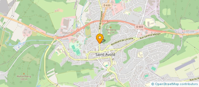 localisation de l'entreprise SOCIETE CIVILE IMMOBILIERE TRANSVAAL  SAINT-AVOLD