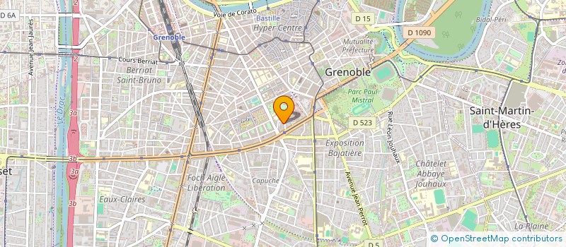 localisation de l'entreprise SOCIETE CIVILE IMMOBILIERE TRARA  GRENOBLE