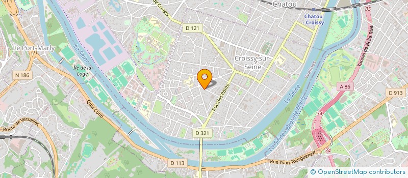 localisation de l'entreprise SOCIETE CIVILE IMMOBILIERE TRAVASSOLOMO  CROISSY-SUR-SEINE