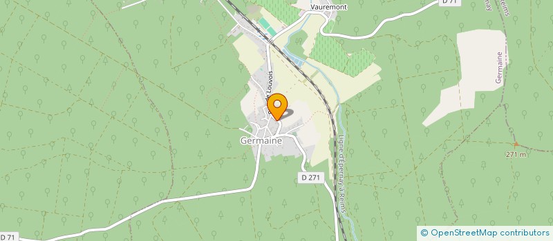 localisation de l'entreprise SOCIETE CIVILE IMMOBILIERE TRIBOSEVE ET PAR ABREVIATION SCI TRIBOSEVE  GERMAINE