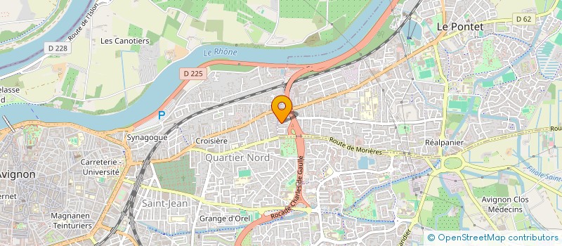 localisation de l'entreprise SOCIETE CIVILE IMMOBILIERE TRIBOUR  LE PONTET