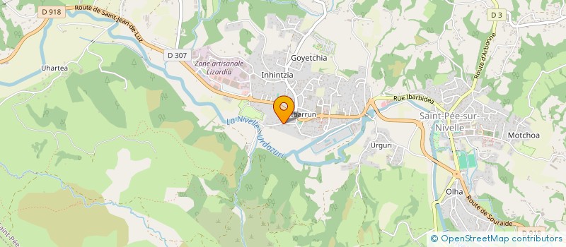 localisation de l'entreprise SOCIETE CIVILE IMMOBILIERE TRICENIA  SAINT-PEE-SUR-NIVELLE