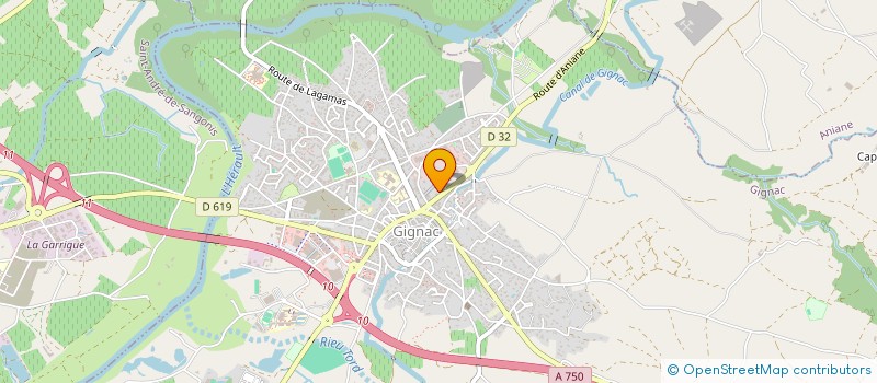 localisation de l'entreprise SOCIETE CIVILE IMMOBILIERE TRIJOLI  GIGNAC