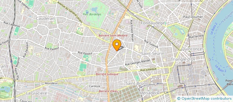 localisation de l'entreprise SOCIETE CIVILE IMMOBILIERE TRILLES  BORDEAUX