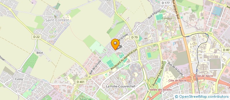 localisation de l'entreprise SOCIETE CIVILE IMMOBILIERE TRIPLE A à CAEN
