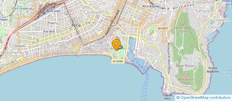 localisation de l'entreprise SOCIETE CIVILE IMMOBILIERE TROIS DE DENIERS à NICE