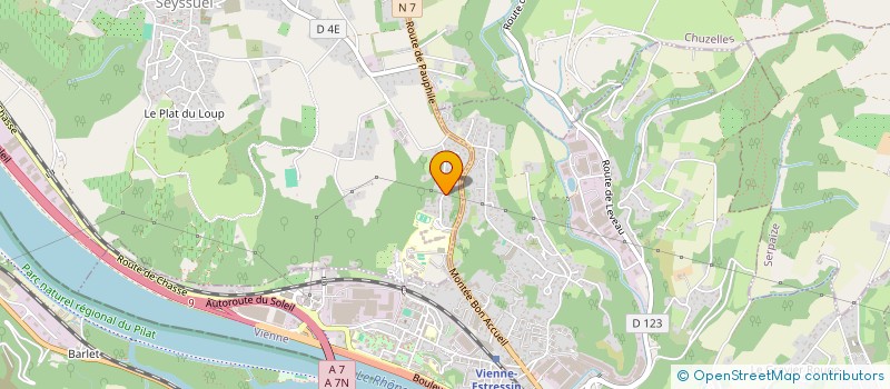 localisation de l'entreprise SOCIETE CIVILE IMMOBILIERE TRULLI - LUMIERE  SEYSSUEL