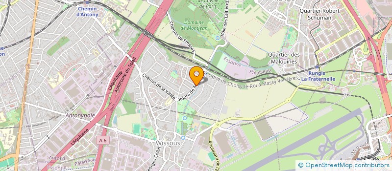 localisation de l'entreprise SOCIETE CIVILE IMMOBILIERE TSADJOUT à WISSOUS