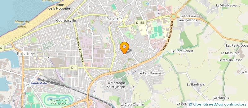localisation de l'entreprise SOCIETE CIVILE IMMOBILIERE TVHM INVEST  SAINT-MALO