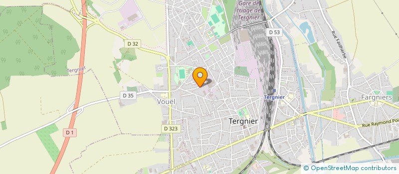 localisation de l'entreprise SOCIETE CIVILE IMMOBILIERE TYA  TERGNIER