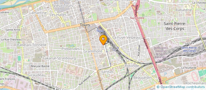 localisation de l'entreprise SOCIETE CIVILE IMMOBILIERE TYR  TOURS