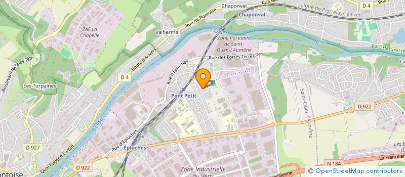 localisation de l'entreprise SOCIETE CIVILE IMMOBILIERE UMAU  SAINT-OUEN-L'AUMONE