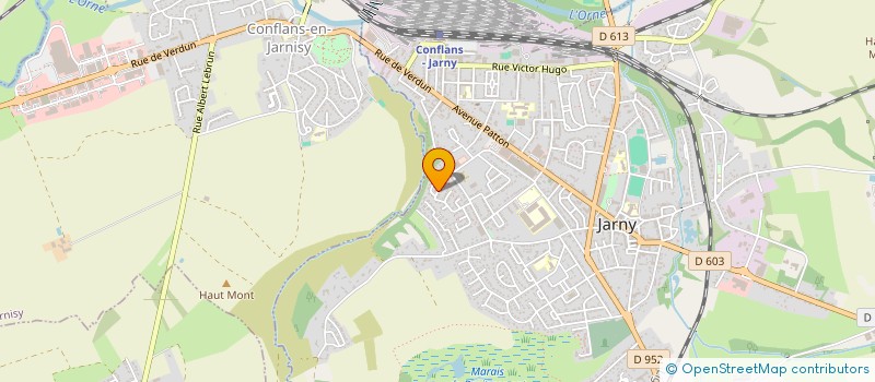 localisation de l'entreprise SOCIETE CIVILE IMMOBILIERE UN  JARNY