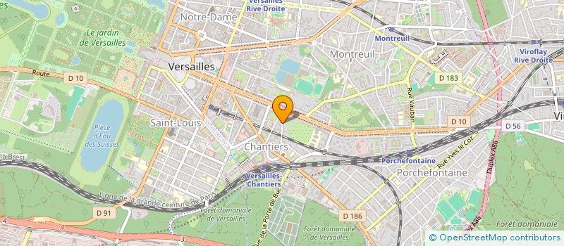 localisation de l'entreprise SOCIETE CIVILE IMMOBILIERE V.E.J. à VERSAILLES